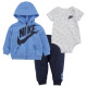 Nike Βρεφικές φόρμες σετ Just Do It Toss Set 3 pcs